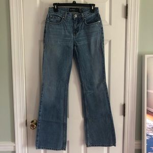 Express Low Rise Flare Jeans